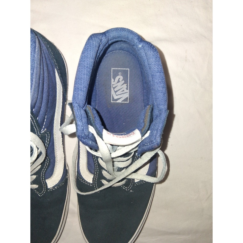 VANS Size 10 Sk8-Hi Off The Wall Blue VN0A32R2MXQ - Picture 11 of 14